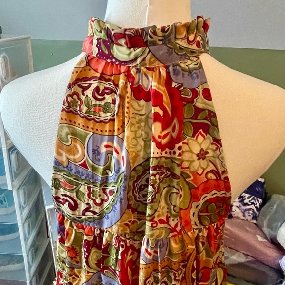 Patterned Panel Dress by Rhea, OS NWT - Picture 6 of 10
